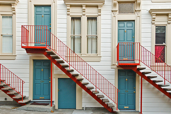 Townhouses on Linden Street, S.F.